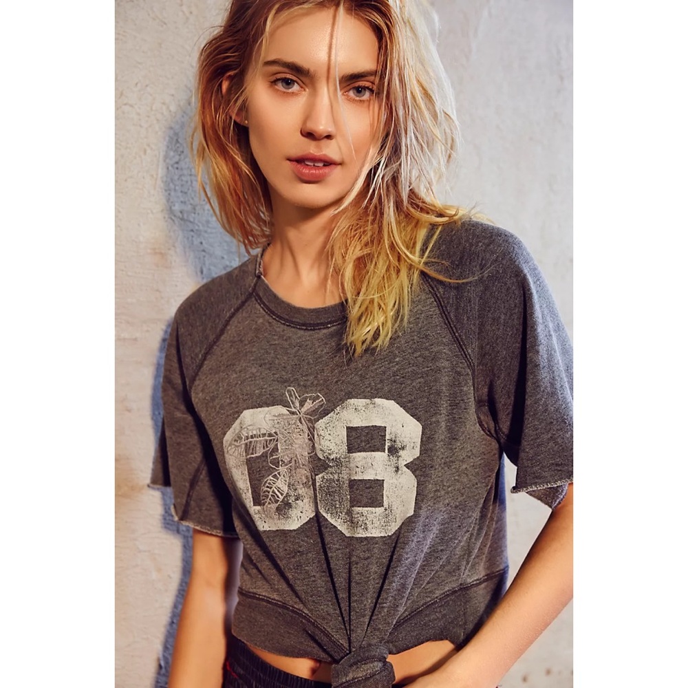 Free People Aloha Sweatshirt Ivory - Picture 4 of 8